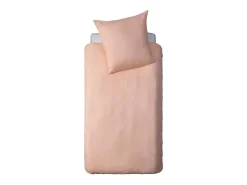 Capa de edredão de algodão rosa 90x190cm