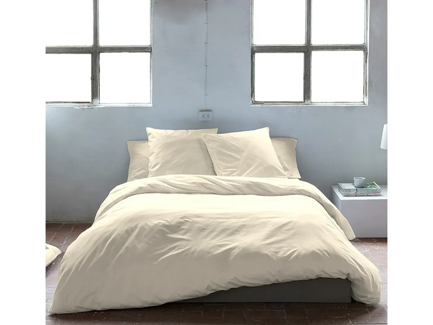 Capa de edredão Guy Laroche Creme puro