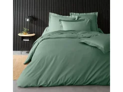 Capa de Edredão Percal 100% Algodão 220x240cm Tília Liso 78 Fios - Confortável & Certificada Oeko-Tex