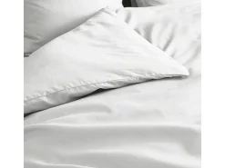 Capa de Edredão Percal 100% Algodão Branco 220x240cm - Confortável & Certificado Oeko-Tex
