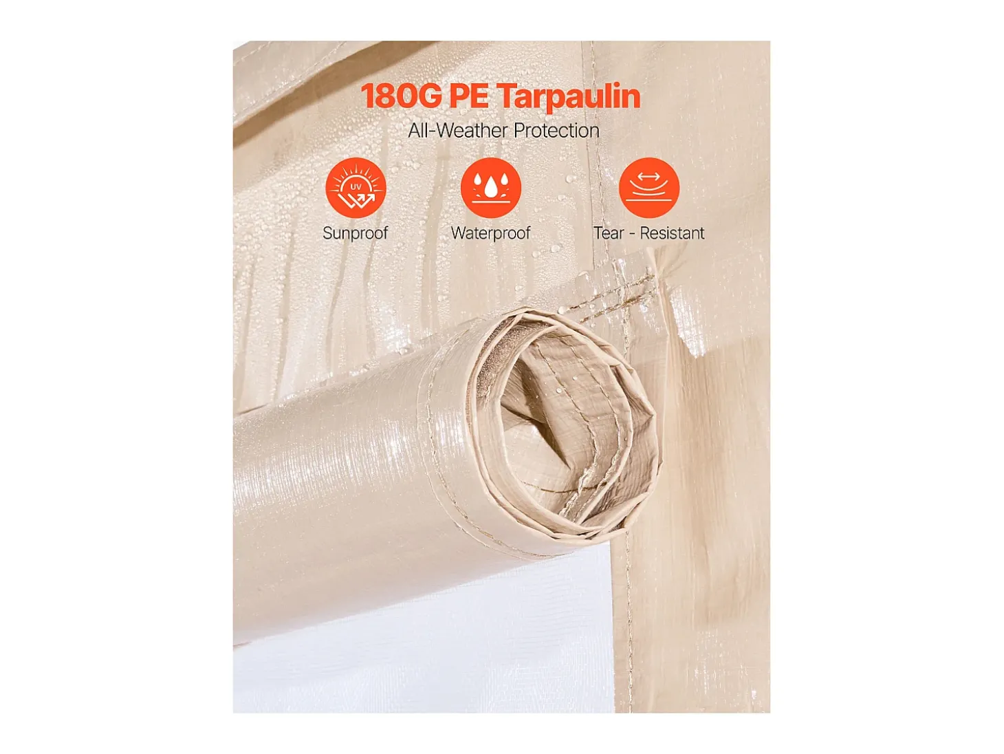 Capa de Gazebo Inverno SucceBuy, 3,66 x 4,9 m, Cobertura para Gazebo com Teto Rígido Duplo, com Paredes Laterais, Janelas de Rede, Material PE Alta Densidade