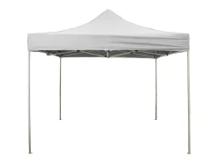 Capa lateral impermeável branca de 6x2m para gazebo dobrável de 3x6m