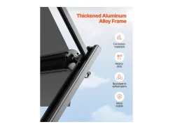Capota de Carro SucceBuy Toldo de Substituição de 488 cm para Reboque – Toldo Manual para a Maioria dos Reboques de 12V DC