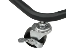 Carrinho cozinha c/ 3 prateleiras ferro/ABS 42x35x85 cm preto