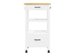 Carrinho de cozinha MONZA 48x40x88,5 cm madeira de pinho maciça