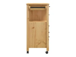 Carrinho de cozinha MONZA 84x40x88,5 cm madeira de pinho maciça