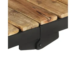 Carrinho de cozinha 87x36x81 cm madeira de mangueira maciça
