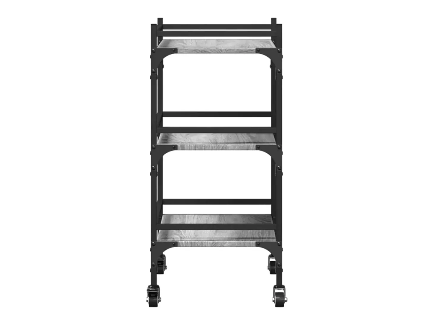 Carrinho de cozinha 50x35x75,5cm derivados madeira cinza sonoma