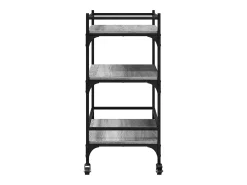 Carrinho de cozinha 65x40x86,5cm derivados madeira cinza sonoma