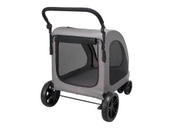 Carrinho para Cão SucceBuy, 4 Rodas com Freios, Capacidade de Carga 73 kg, Altura Ajustável, Tecido Oxford 600D