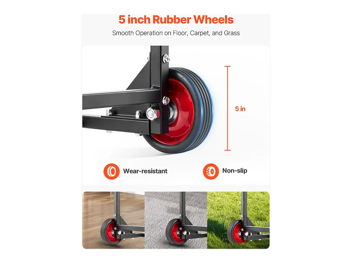Carro de Suporte Porta-Cadeira Plegável SucceBuy, para 10 Cadeiras, Carga 45kg para Puxar