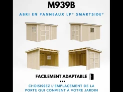 Casa de jardim qualidade premium sem piso e parede lateral - 8.68 m² / A231x248x412 cm - M939B-HARVEST HONEY