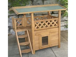 Casa para gatos Lodge 77x50x73 cm