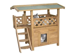 Casa para gatos Lodge 77x50x73 cm