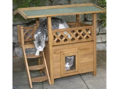 Casa para gatos Lodge 77x50x73 cm