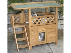 Casa para gatos Lodge 77x50x73 cm