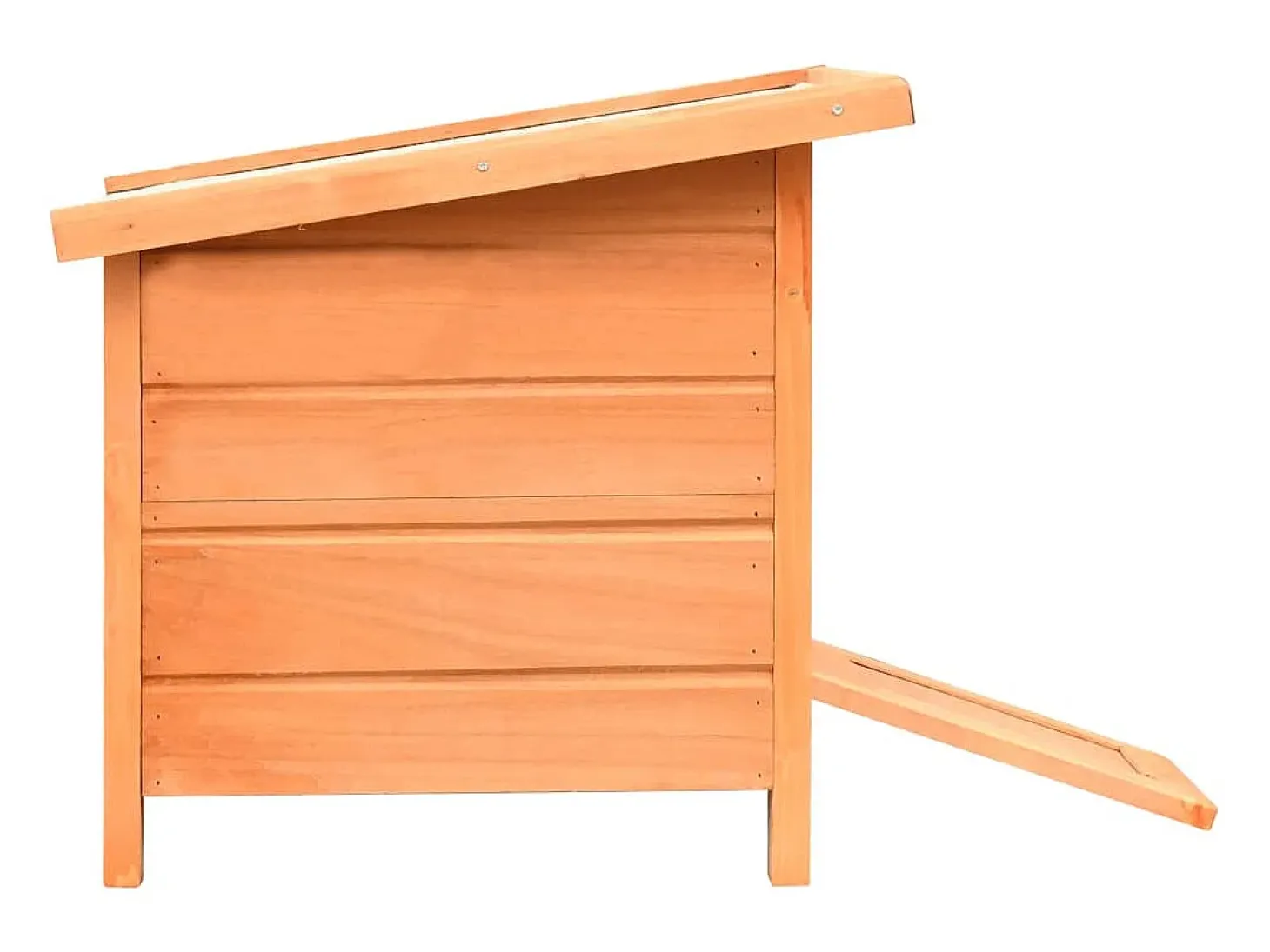 Casa para gatos pinho e abeto maciços 50x46x43,5 cm