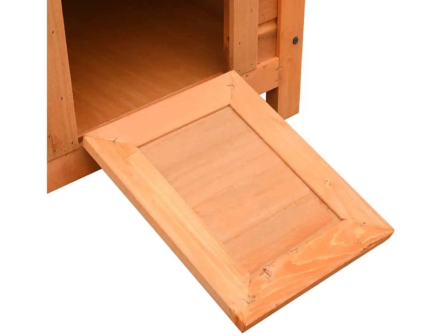 Casa para gatos pinho e abeto maciços 50x46x43,5 cm