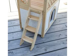 Casa para gatos Tyrol Alpin 88x57x77 cm castanho-claro