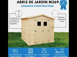 Casota de jardim em madeira - 4.33 m² - M369