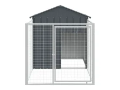 Casota para cães com parque em aço galvanizado - Segurança e Conforto para seu Melhor Amigo