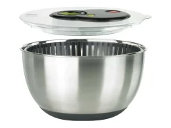 Centrifugadora de Salada Inox Turboline com Botão Turbo - 26,5cm - Capacidade 4,5L