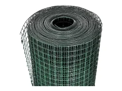 Cerca de Arame Verde com Revestimento em PVC para Galinheiro - 10x1m