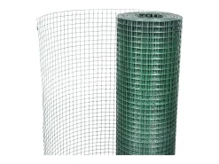 Cerca de Arame Verde com Revestimento em PVC para Galinheiro - 10x1m