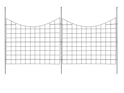 Cerca de Jardim SucceBuy 93x75 cm, Barreira Robusta para Animais, Lote de 5, para Cão Pátio Terraço Exterior