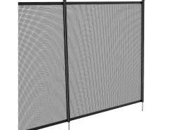 Cerca de Piscina SucceBuy, Cerca Removível de Segurança Plegável, Barreira de Piscina Enterrada, 1,21x14,63 m, 340 g/m², para Proteção de Crianças e Animais