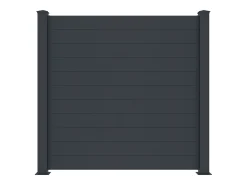 Cerca de pousar A182 x L188,6 cm alumínio antracite - NAZARIO