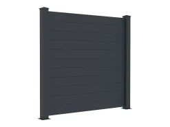Cerca de pousar A182 x L188,6 cm alumínio antracite - NAZARIO