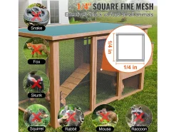 Cerca de Tela Metálica Robusta SucceBuy Tela de Hardware 0,64 cm x 121,92 cm x 1524 cm 23 Ga