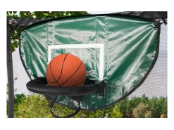 Cesta de basquete universal para cama elástica "Loopy" - Verde
