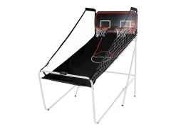 Cesta de Basquetebol, SucceBuy Indoor Double Shot Jogo de Arcade de Basquetebol Dobrável, 2 Jogadores, 4 Bolas