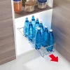 Cesto Deslizante para Garrafas Metaltex Capacidade 10 Garrafas