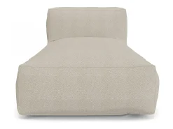 Chaise longue de jardim em tecido bouclé - Bege - NOUMARA de MYLIA