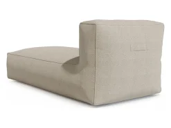Chaise longue de jardim em tecido bouclé - Bege - NOUMARA de MYLIA