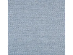 Chaise longue em alumínio branco e fibra sintética branca com almofada azul