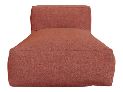 Chaise-longue de jardim em tecido cor terracota - NOUMARA de MYLIA