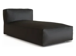 Chaise-longue de jardim em tecido cor terracota - NOUMARA de MYLIA