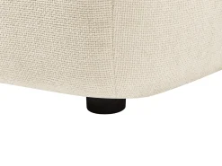 Chaise-longue função avança-recua em tecido texturizado bege APOLIU