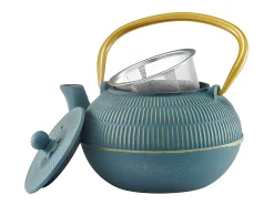Chaleira de ferro azul Yuan 0,9L para infusão em indução BEKA