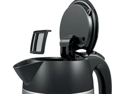 Chaleira elétrica sem fio Bosch DesignLine 1,7L em aço inoxidável com filtro anticalcário removível