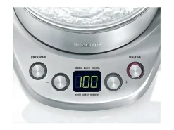 Chaleira elétrica Severin WK 3479 em aço inoxidável escovado com 5 programas de infusão pré-definidos e temperatura variável