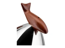 Chaleira PITO, em aço cromado, Alessi