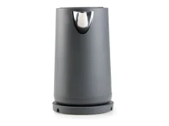 Chaleira sem fio Domo 1,7L 2200W - Base 360°, filtro anti-calcário removível, desligamento automático, design cinza e madeira