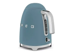 Chaleira Smeg Anos 50 sem fio 1,7L 2400W Azul Tempestade inox & base giratória 360°