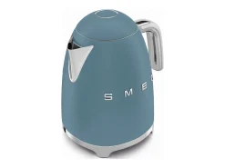Chaleira Smeg Anos 50 sem fio 1,7L 2400W Azul Tempestade inox & base giratória 360°