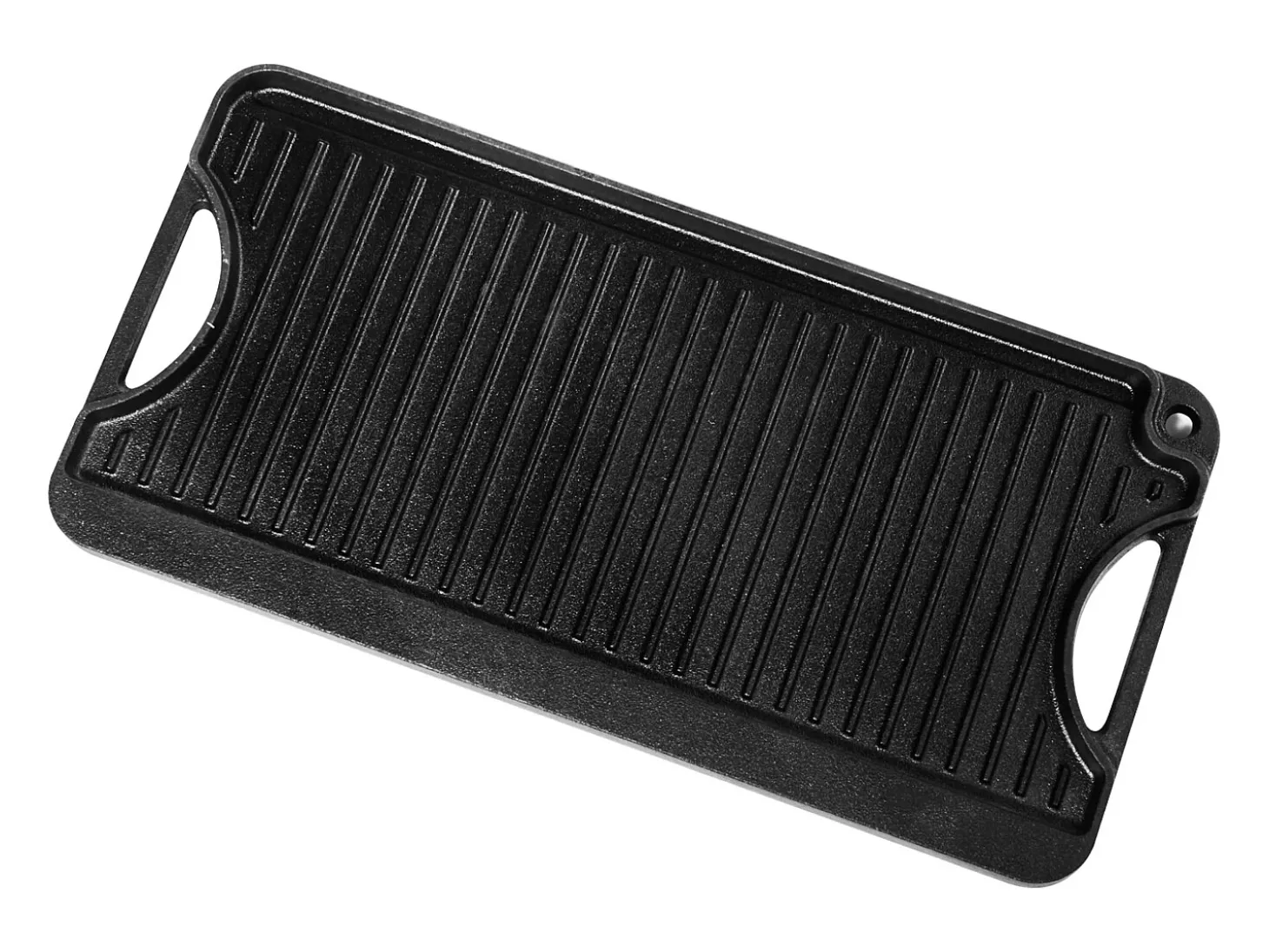 Chapa para Grelhar, SucceBuy Chapa de Ferro Fundido Reversível, Pré-Temperada, 492 × 218 mm